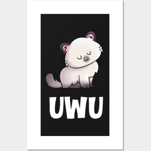 uWu Kawaii Kitty Posters and Art